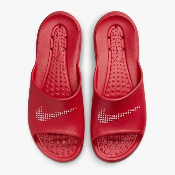 Nike | Shoes | Nike Victori One Showers Slides Reds Whites  display picture 1